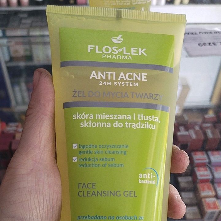 SỮA RỬA MẶT FLOSLEK ANTI ACNE FACE CLEANSING GEL CHO DA NHỜN MỤN 200ML
