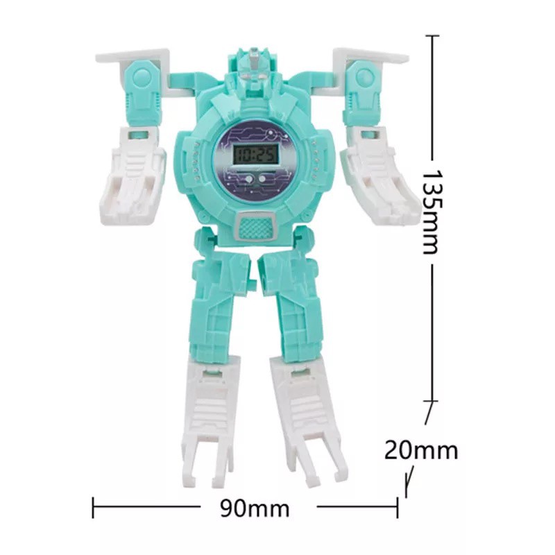 ĐỒNG HỒ BIẾN HÌNH ROBOT 2 TRONG 1 CHO BÉ