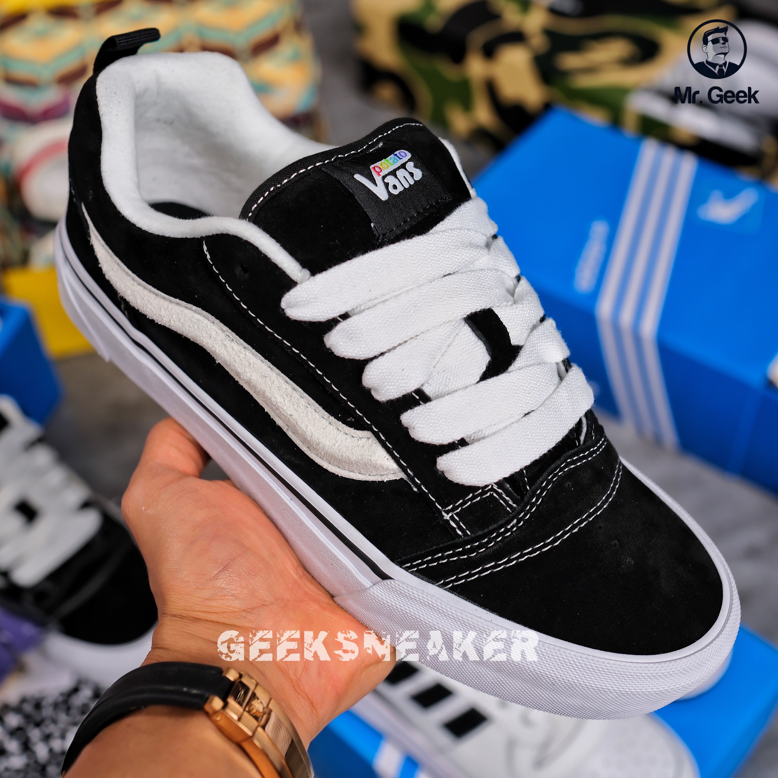 [GeeKSneaker] Giày Sneaker Vans Vault Knu Skool VR3 x Imran Potato
