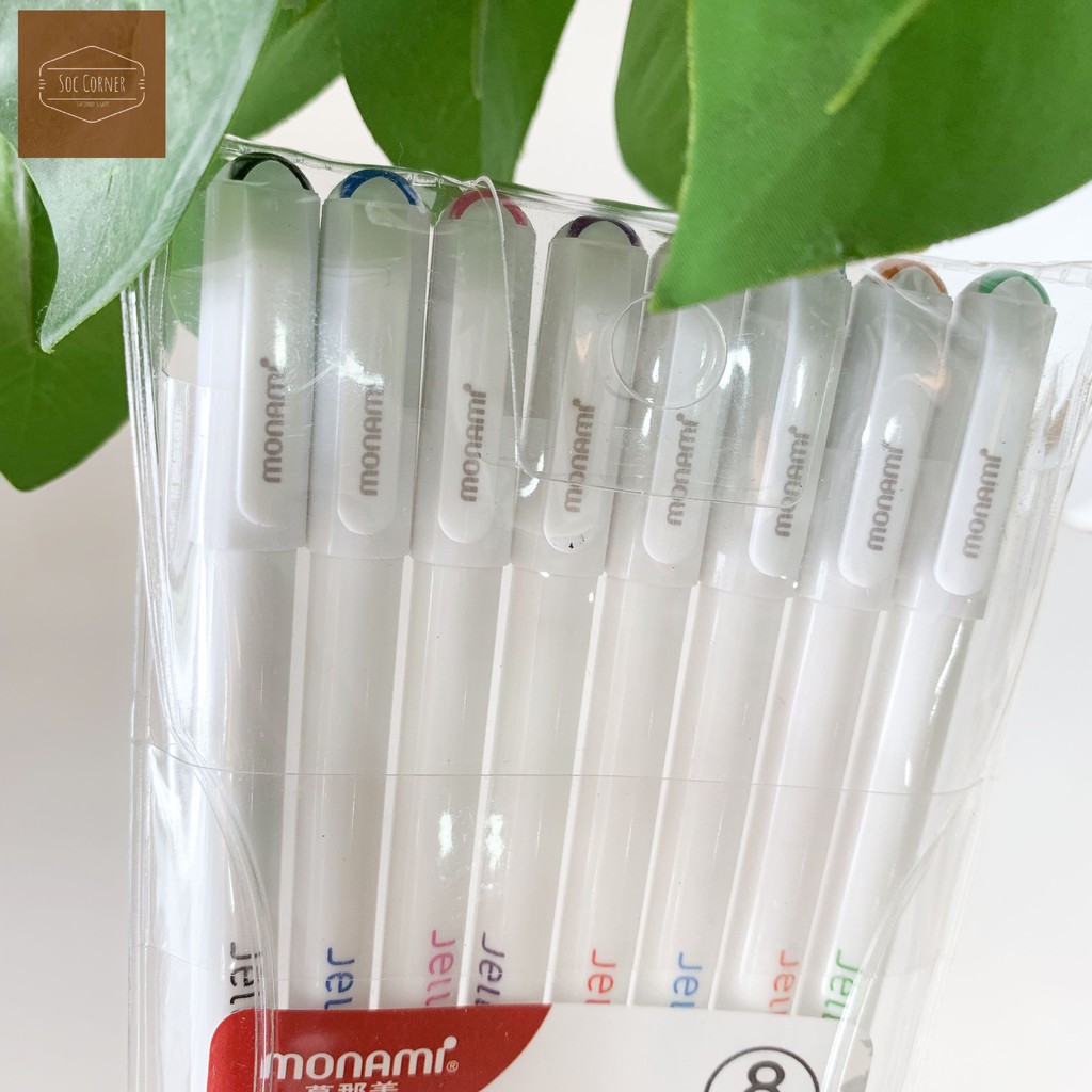 [HCM]Bộ bút màu Monami Jell Line 208