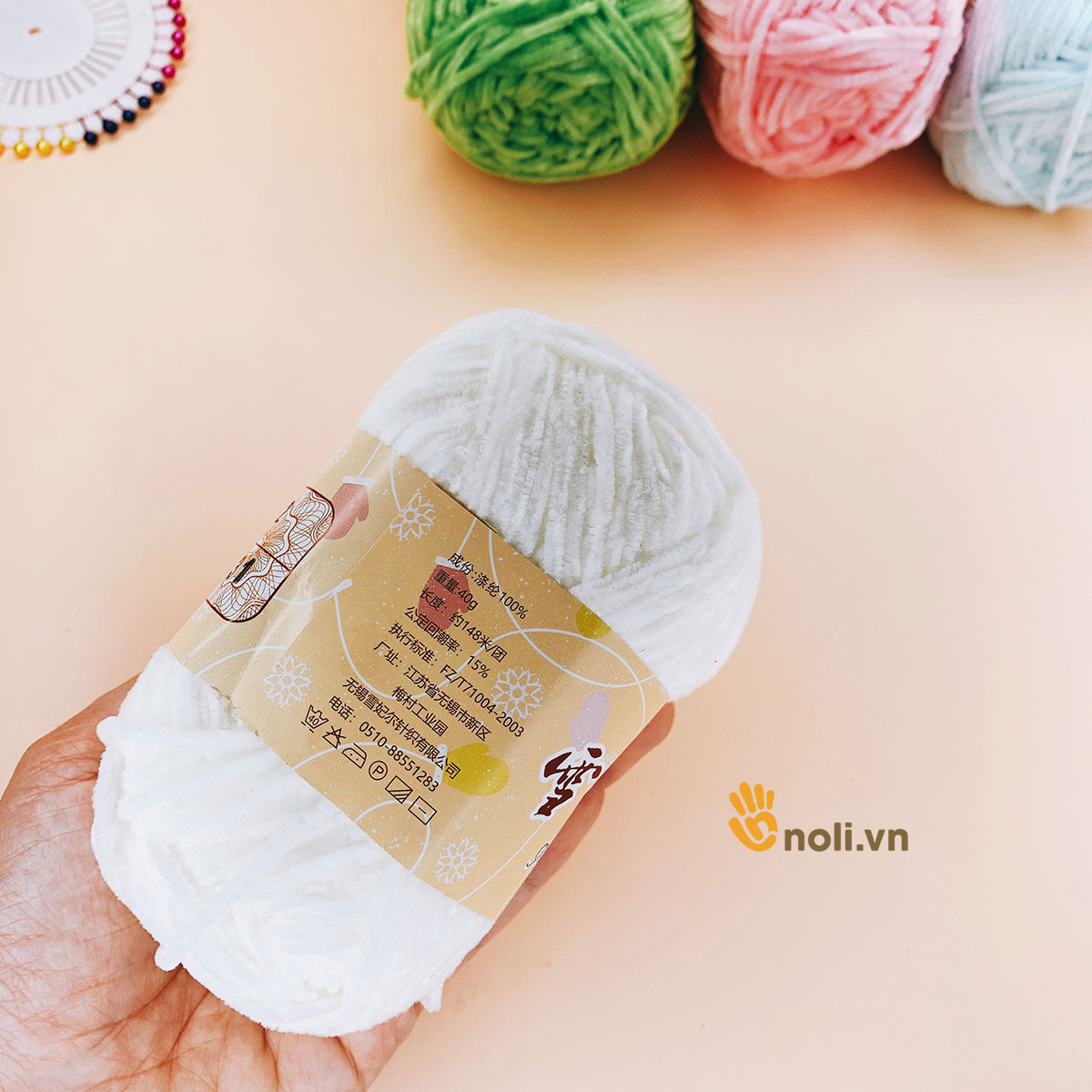 Len Nhung 2mm đan móc thú bông, khăn, áo, váy siêu mềm mịn, không rụng lông, bảng màu đa dạng 50g nội địa Trung
