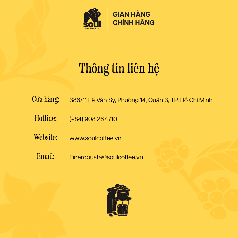 SOUL SPECIALTY COFFEE | Dòng cà phê Arabica Lâm Đồng chất lượng cao | Sơ chế ướt (Washed) có thể PHA PHIN/PHA MÁY | Arabica Premium Coffee