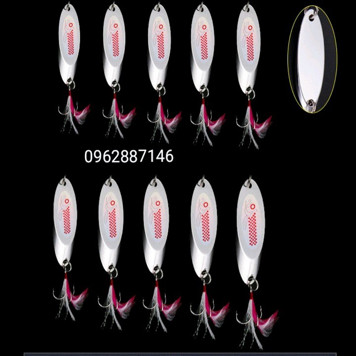 mồi thìa lure shimanoo mồi câu cá siêu nhậy