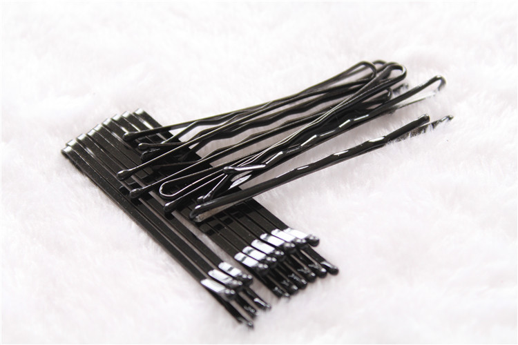 Vỉ kẹp tóc ghim tăm đen  - Kẹp tăm màu đen thiết kế đơn giản xinh xắn - set 36 cái LOẠI DÀI