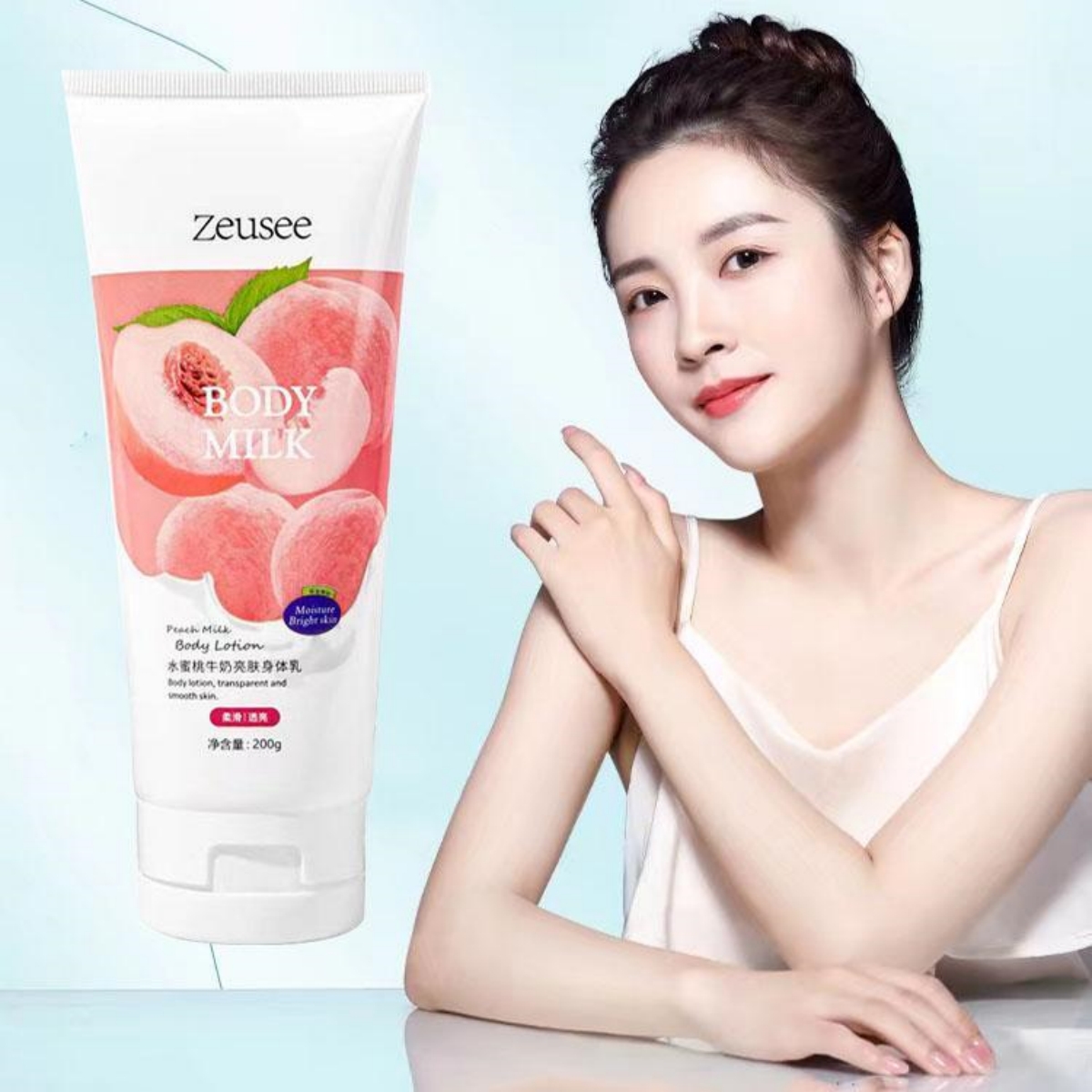 Cherry body wash whitening cream 200ml