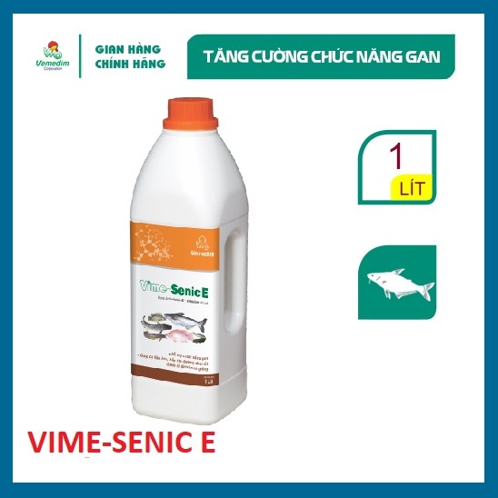 "Hoàn tiền đến 10%" Vemedim Vime Senic E cá cung cấp vitamin E, selenium cho cá, hỗ trợ chức năng gan, giúp cá tiêu hóa tốt, chai 1lit