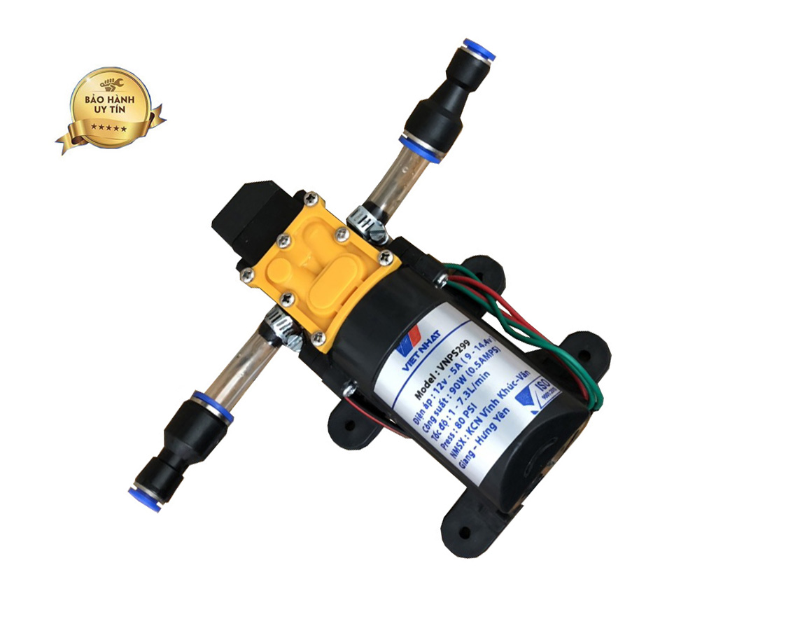 Máy bơm nước 12v,  phun sương tăng , áp mini 12v .