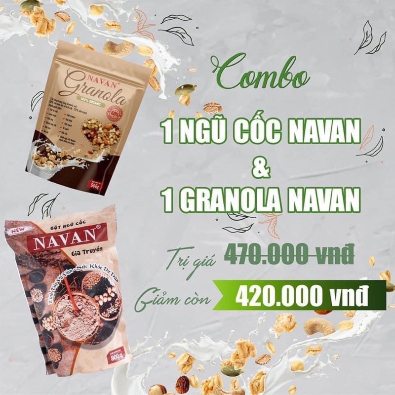 Ngũ Cốc Nguyên Hạt Navan Granola