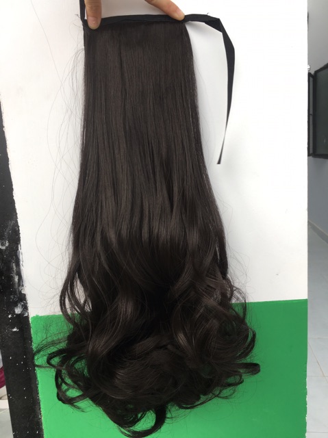 Tóc giả cột tóc cột xoăn n50