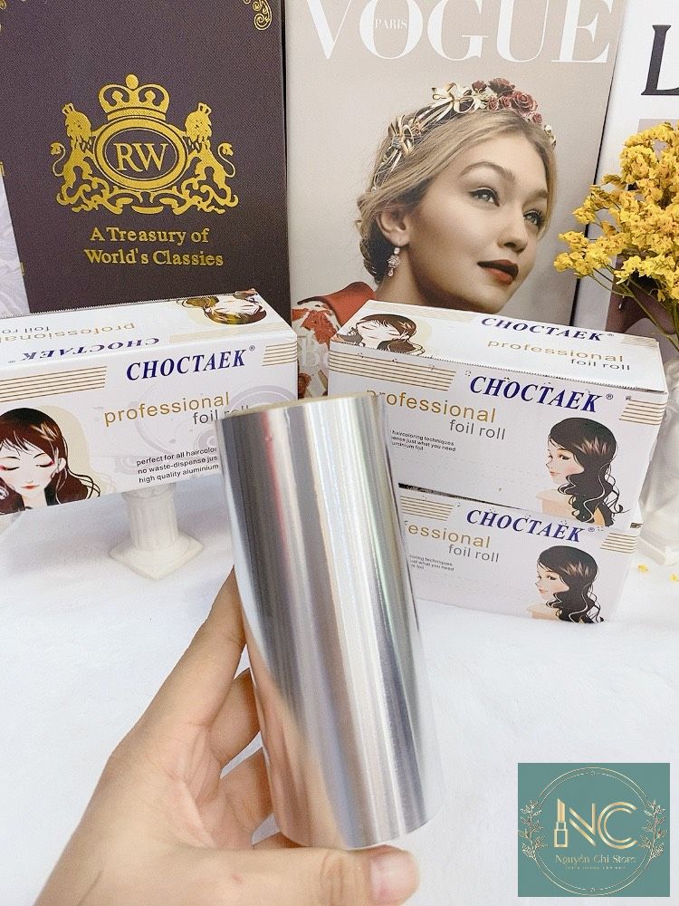 Giấy bac uốn tóc chuyên dụng cho salon tóc - giấy bạc nhuộm tóc tạo kiểu tóc