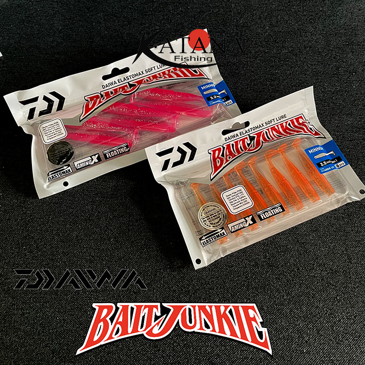 Mồi mềm Daiwa Bait Junkie 2.5 - 3.2 Minnow