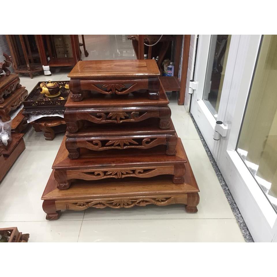 Bàn gỗ osin gỗ hương 35x50cm