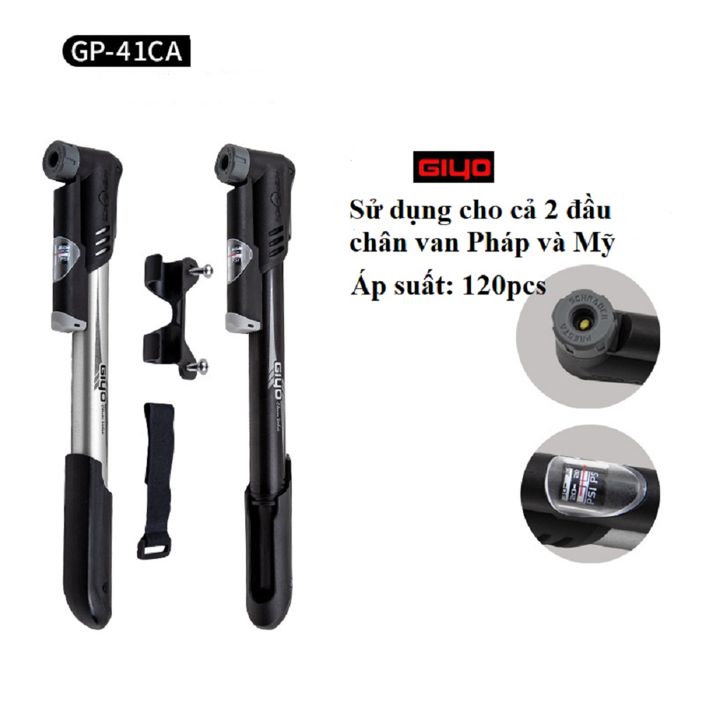 BƠM XE ĐẠP GIYO GP-41CA MINI
