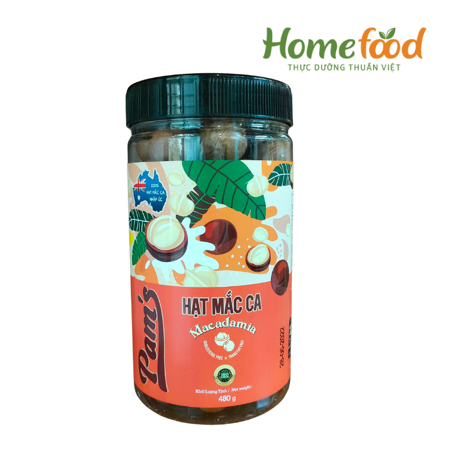 Hạt macca Úc hộp 480gr/ Hạt macca sạch