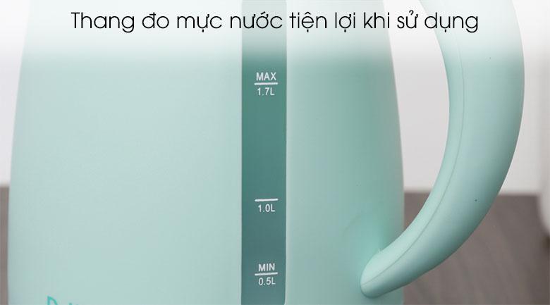 Bình siêu tốc Delites 1.7 lít ST17P01WG Xanh
