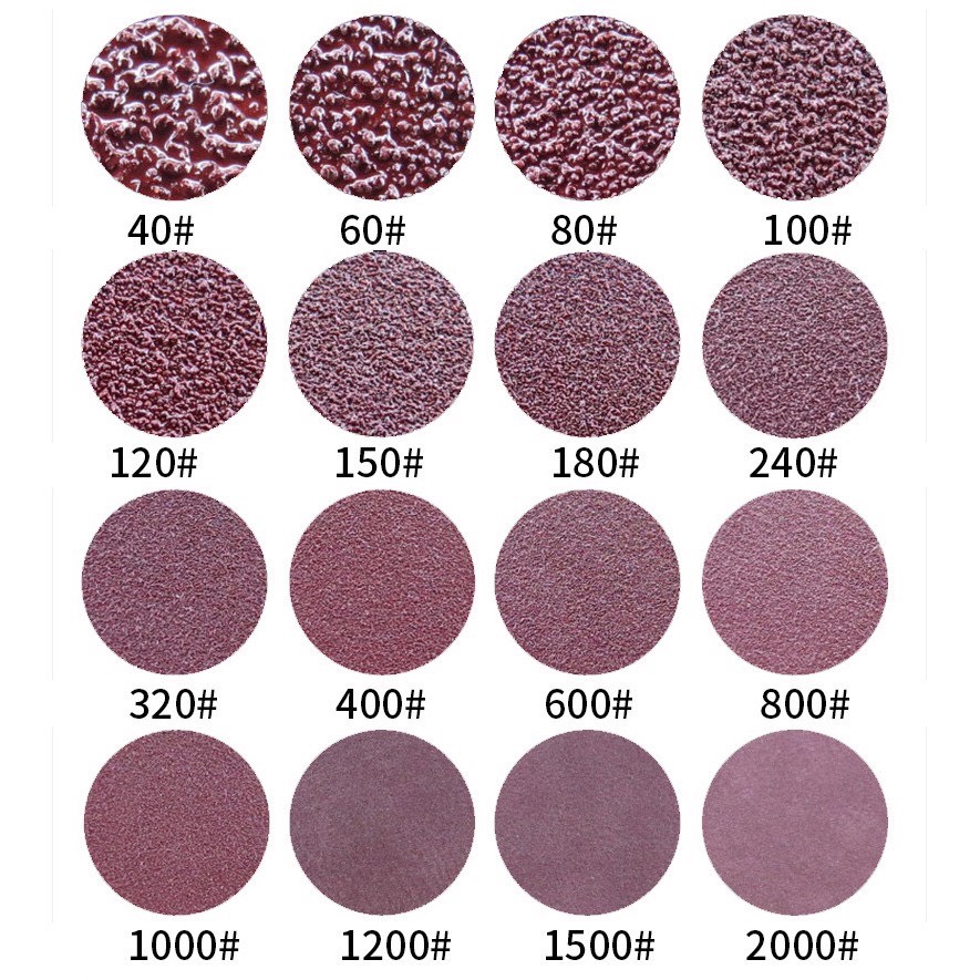 Combo 10 giấy nhám tròn tự dính 100mm