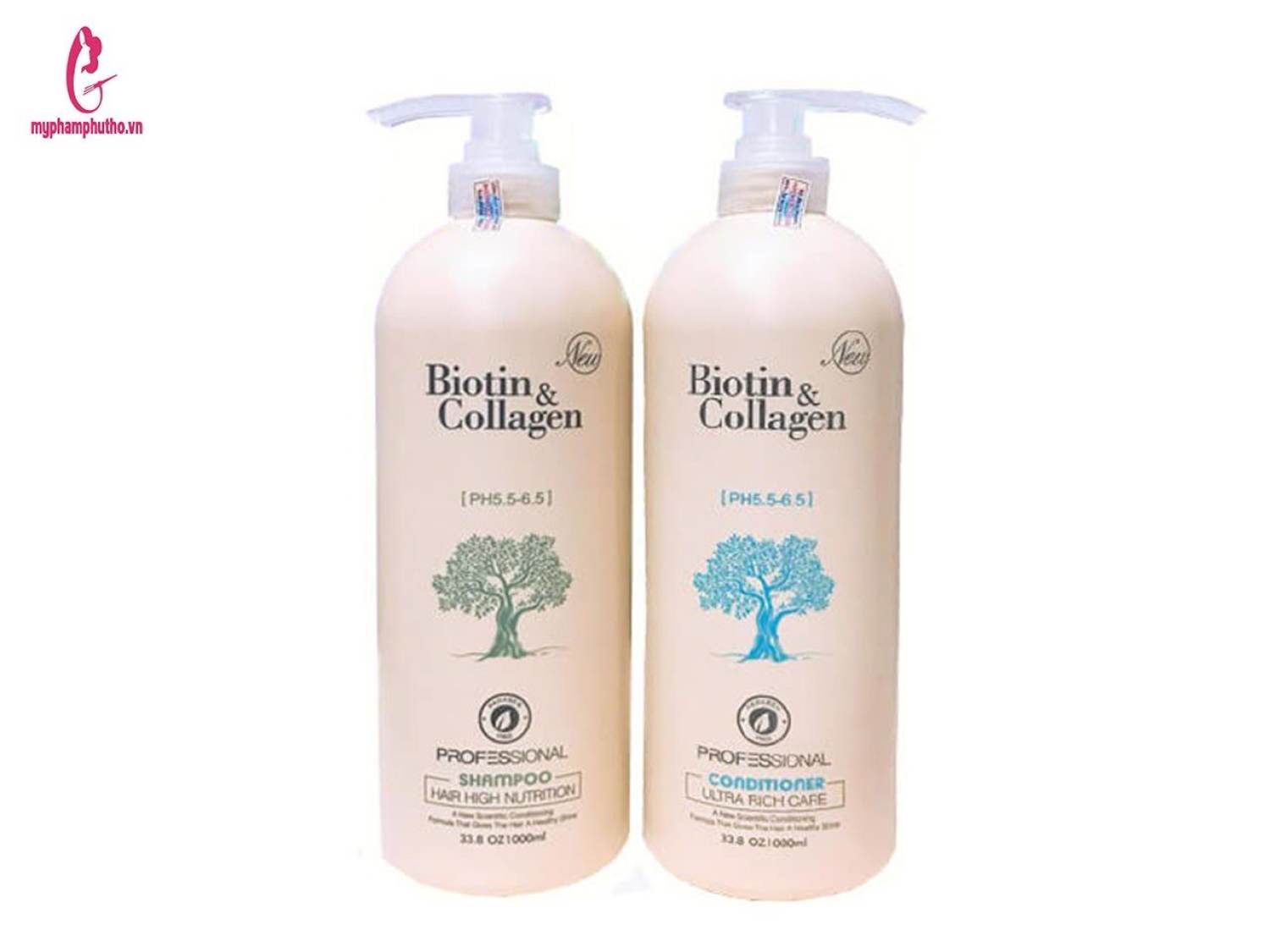 CẶP GỘI VÀ XẢ BIOTIN COLLAGEN 1000ml