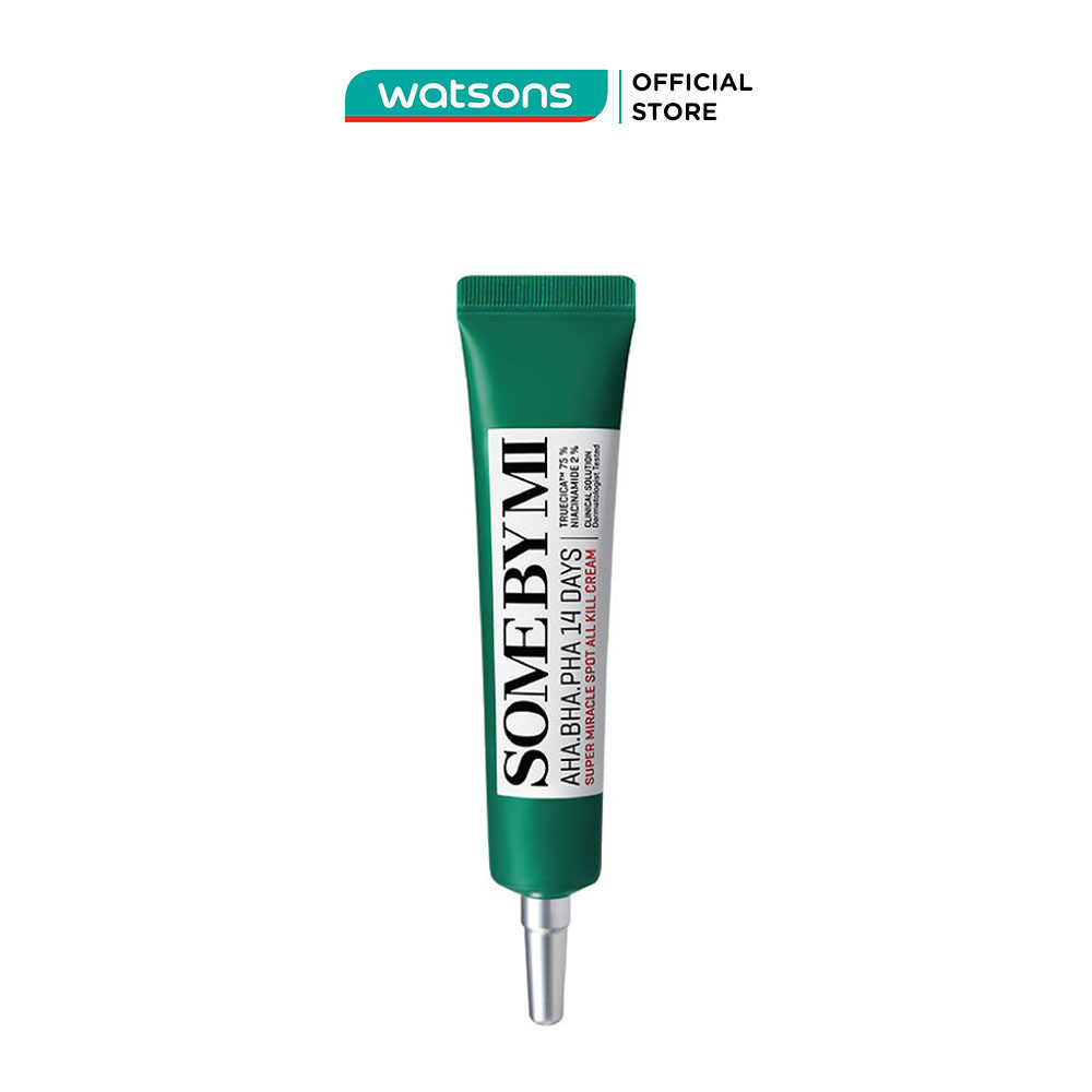 Kem chấm mụn some by mi super miracle spot all kill cream ngừa mụn kháng vi.êm 30ml