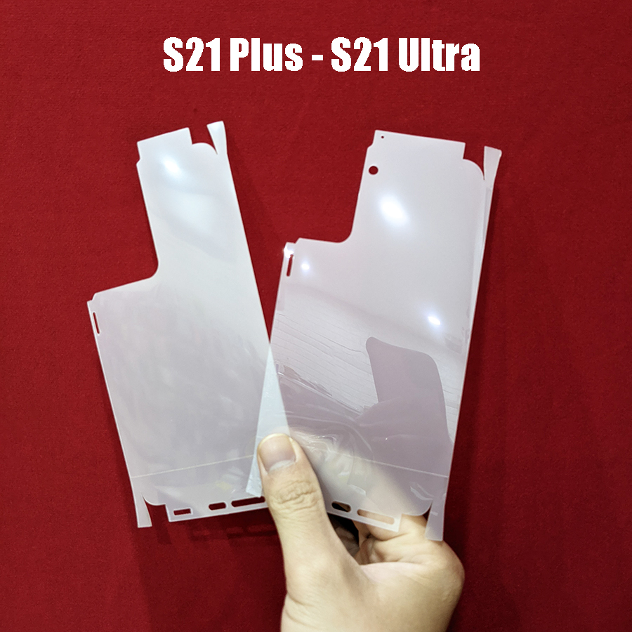 Dán PPF 3 lớp full lưng viền Samsung S21 Ultra - S21 Plus