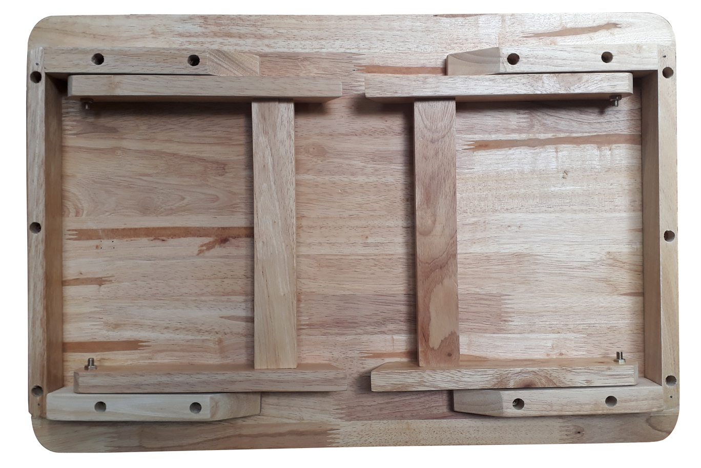 [HCM]Bàn trà chân thang 60x40x23cm bằng gỗ (Tự nhiên)