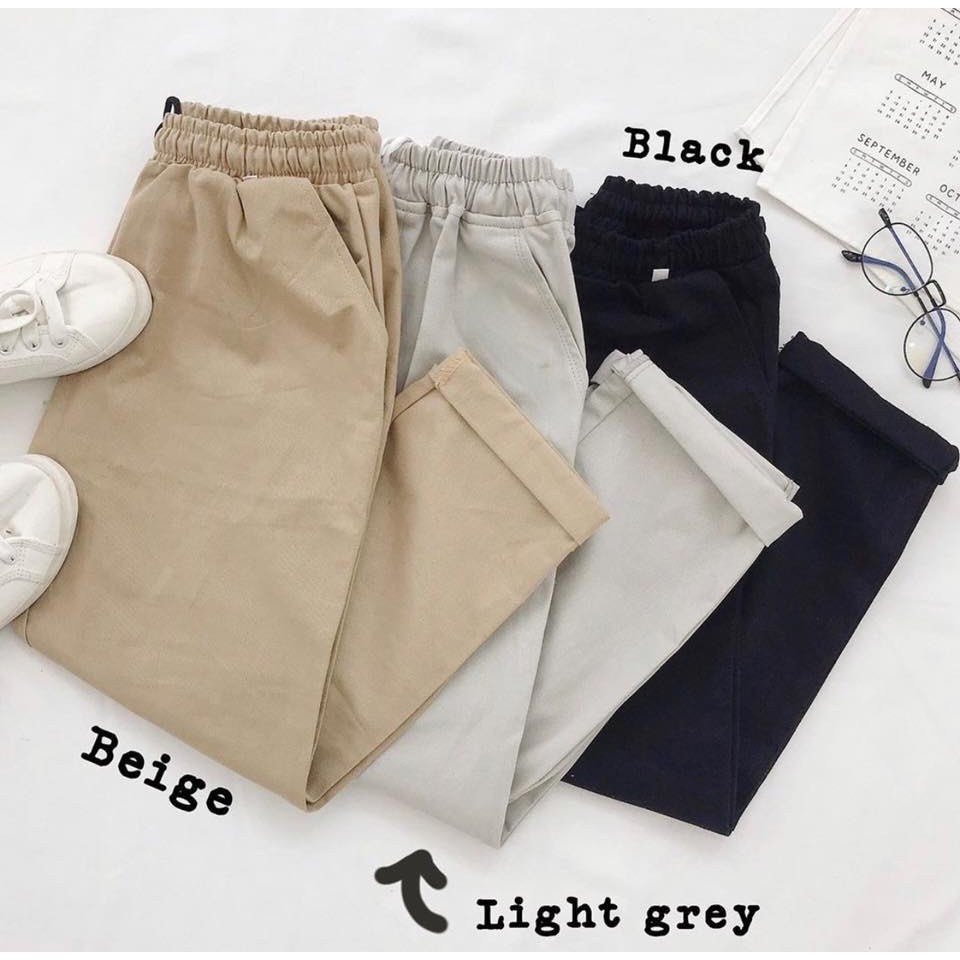 Quần Kaki Basic Ống Suông - 100% KAKI MỊN HÀN QUỐC [ Form chuẩn UNISEX ]