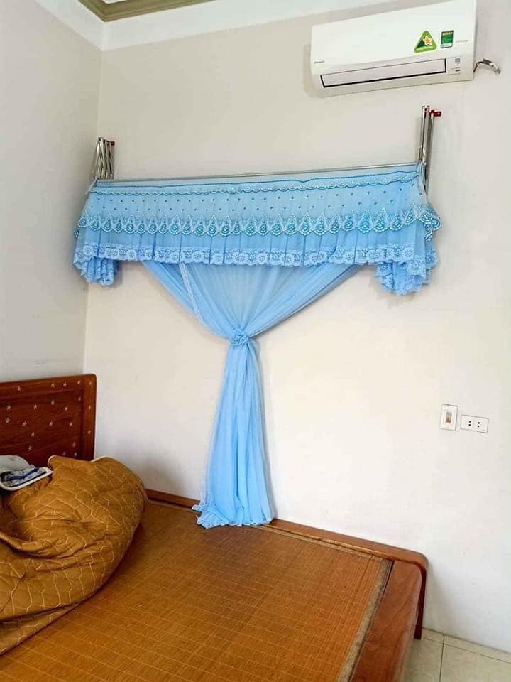 Màn khung xếp gọn phối ren kiểu- TRỌN BỘ