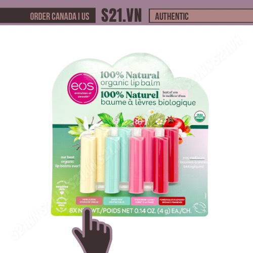 Tách Set Son Dưỡng EOS Dạng Thỏi Super Soft Lip Balm