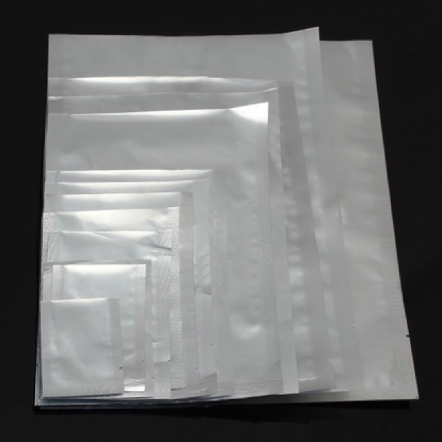 TÚI HÚT CHÂN KHÔNG: TÚI BẠC 3 BIÊN (túi bạc 1 mặt trong 1kg)