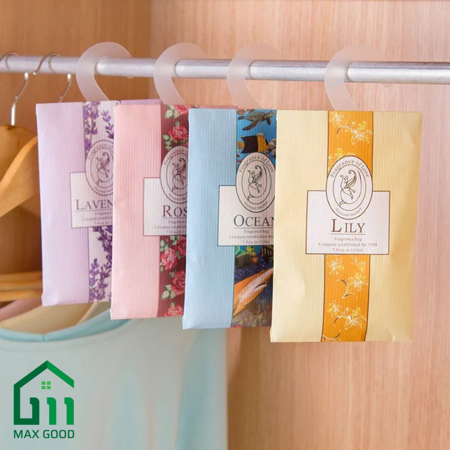 Túi thơm thảo mộc treo xe ô tô, phòng ngủ, tủ quần áo, góc học tập