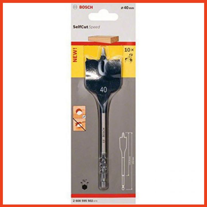 [Chính Hãng] 40mm Mũi khoan gỗ đuôi cá 2608595502