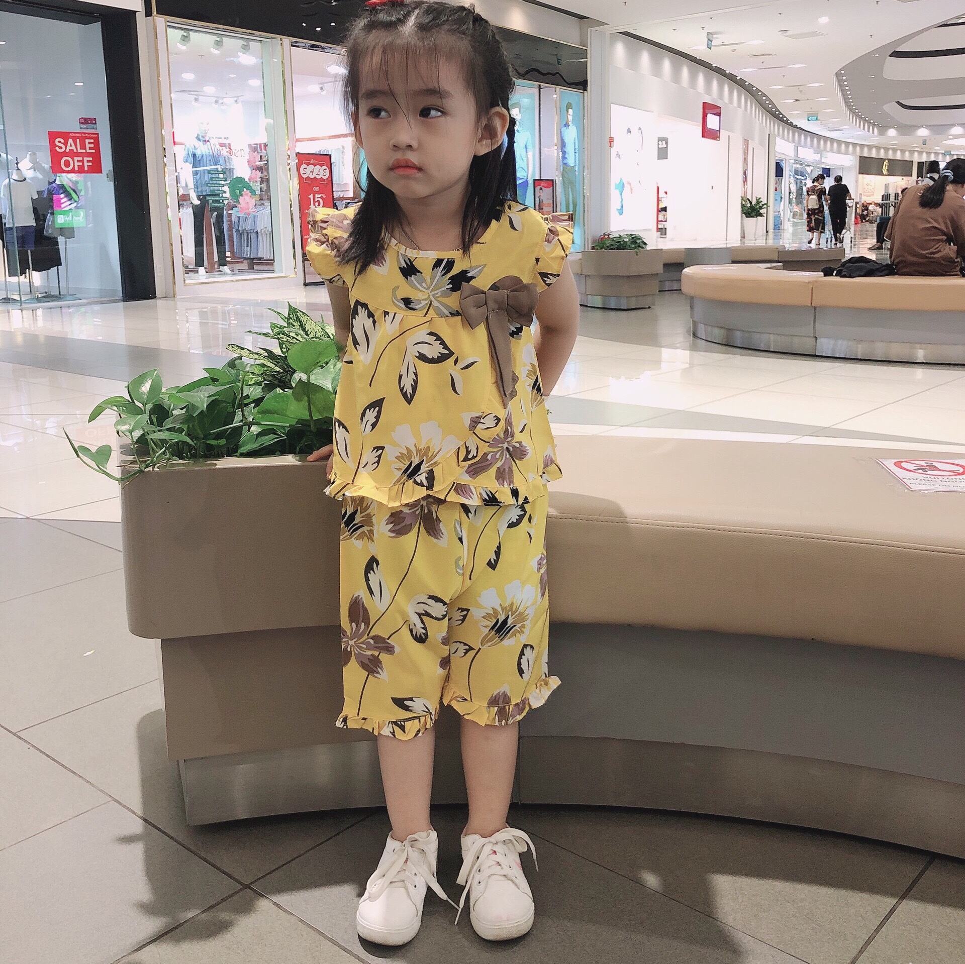 Đồ Bộ Lụa Thắt Nơ Bé Gái BabyBean (8kg-30kg)