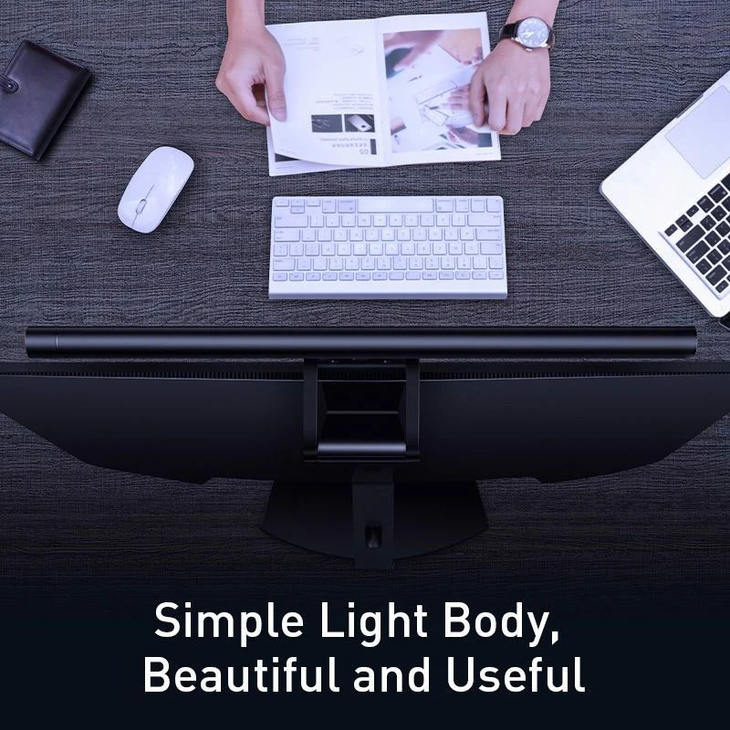 Đèn treo màn hình Pro bảo vệ mắt Baseus i-work Series (USB Stepless Dimming Screen Hanging light)