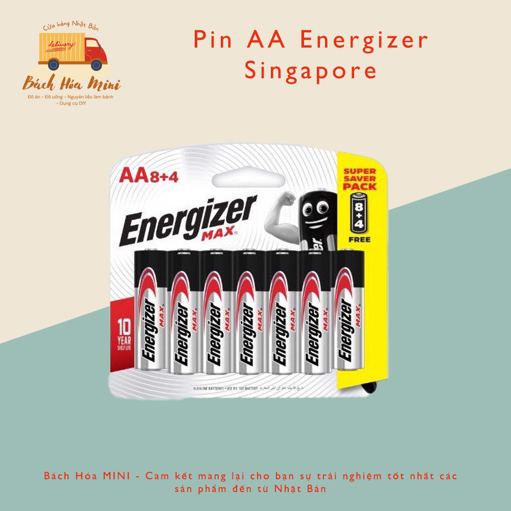Pin tiểu AA Energizer Max (Singapore) - Bách Hóa Mini