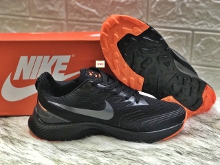 [Tặng Kèm tất ]Giày thể thao nam Nike Zoom, Giày Nam Chạy, Đi Bộ Đế Mềm Nike Zoom Màu Đen Logo Xám thumbnail