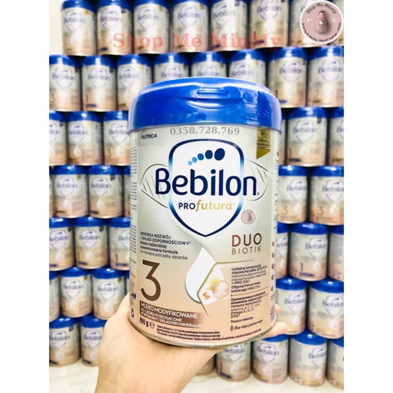 [Bay Air] Sữa Bebilon bạc 800gr mẫu mới đủ số 1,2,3,4