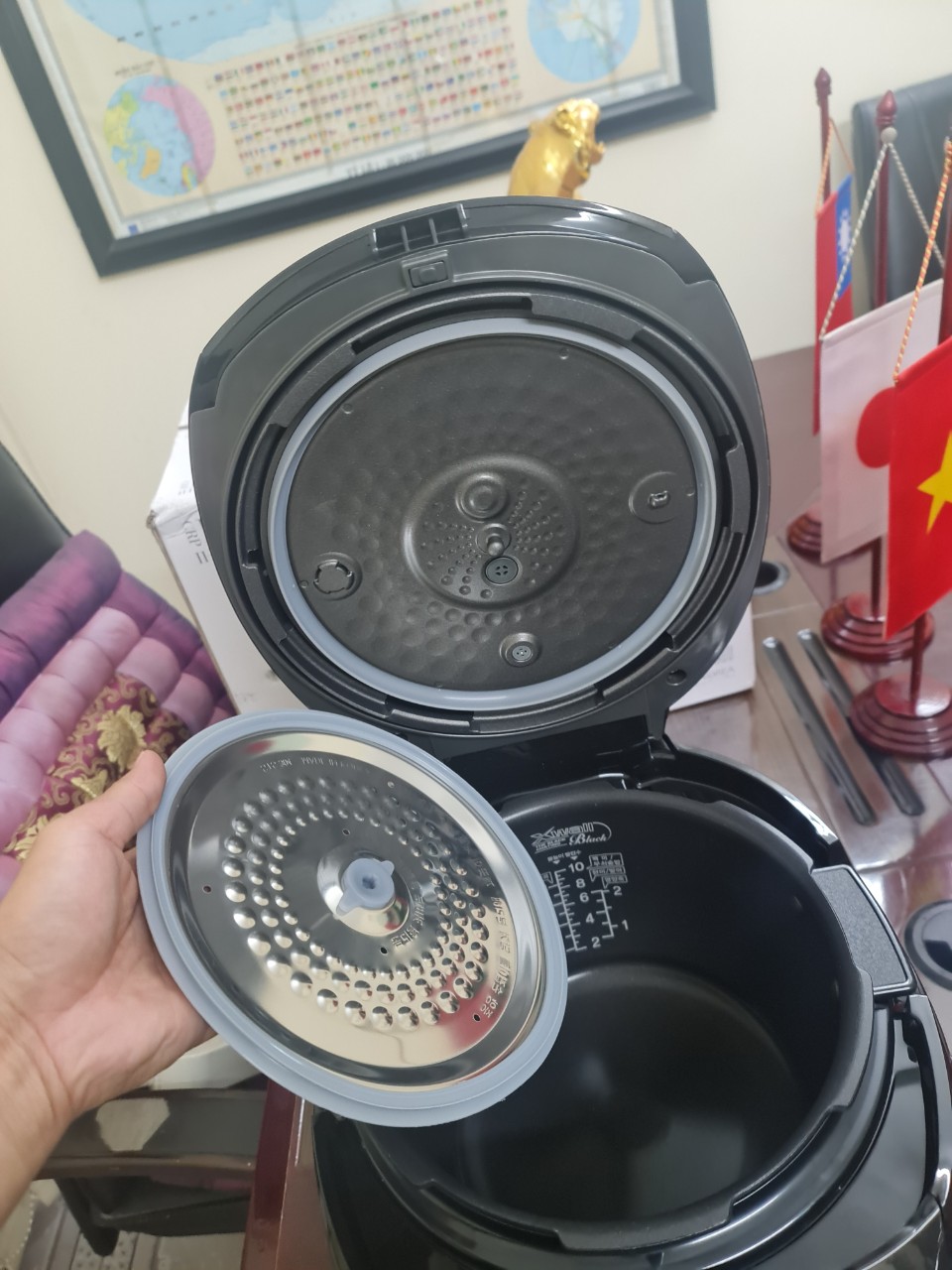 bộ gioăng nắp phụ nồi cơm điện cuckoo 1l8