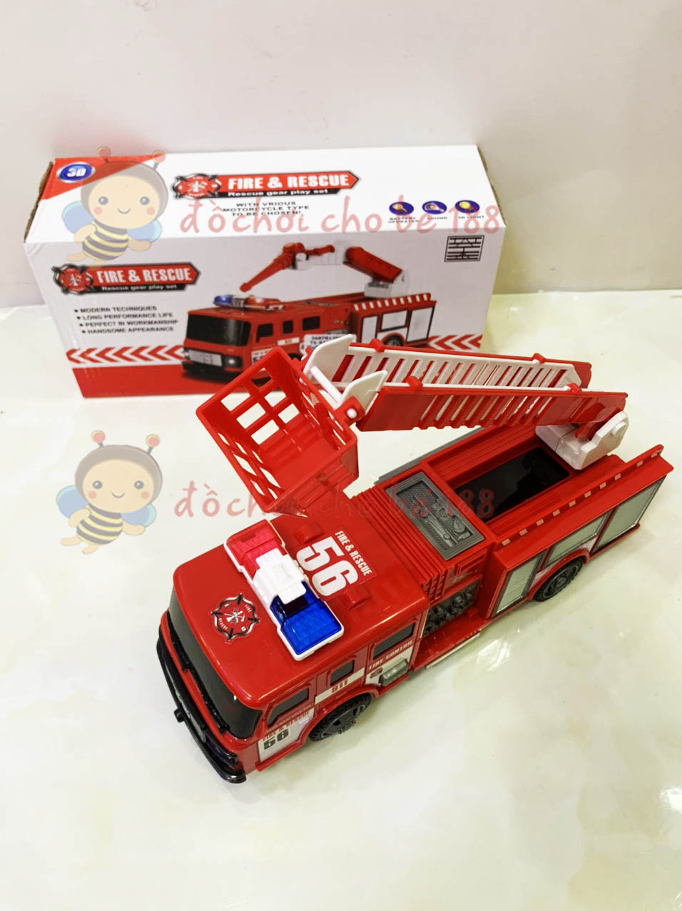 Đồ chơi xe cứu hoả (xe cứu hoả biến hình)