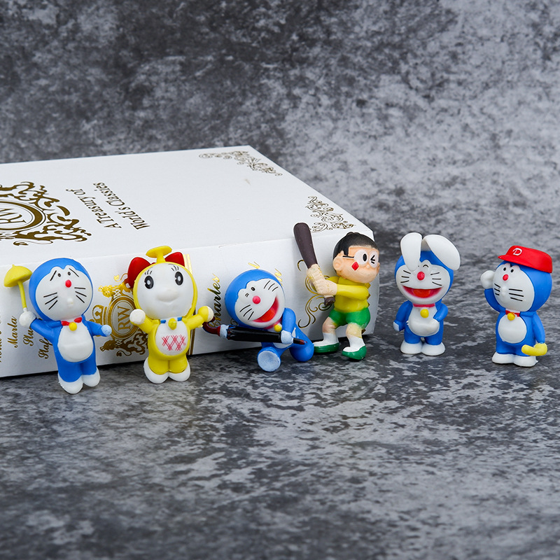 Set 6 mô hình Doraemon siêu cute-Mẫu 8