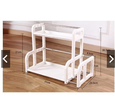kệ 2 tầng đựng gia vị chữ h