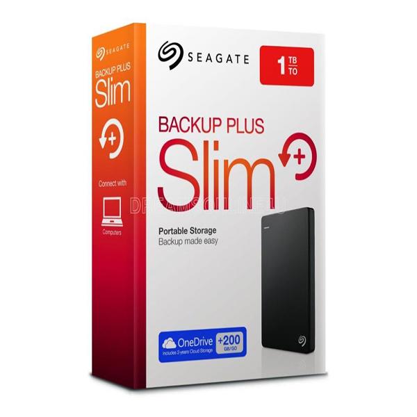 Ổ cứng di động Seagate backup plus slim 1TB Portable USB 3.0
