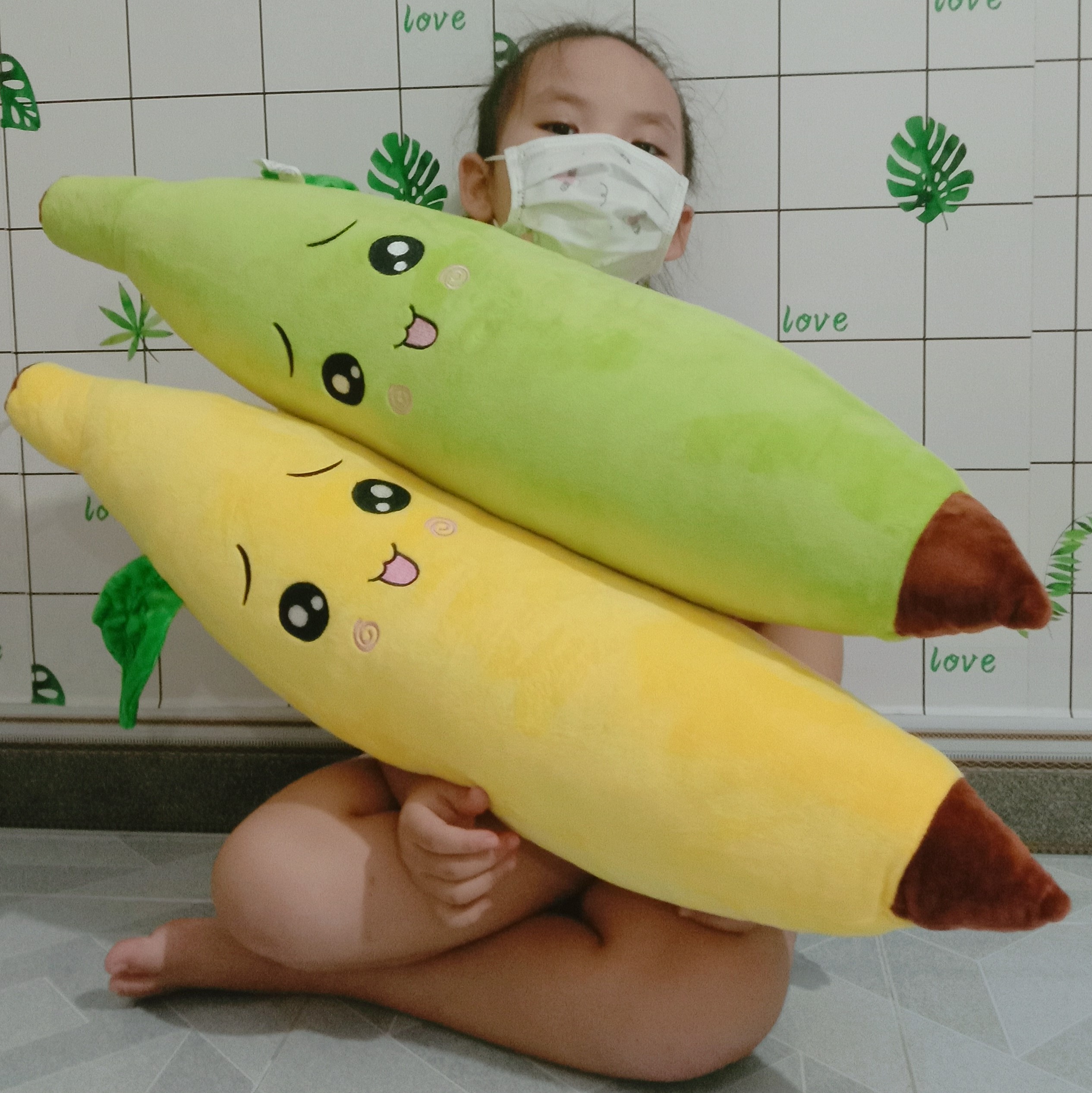 GỐI ÔM TRÁI CHUỐI CHO BÉ MỀM MỊN CAO CẤP