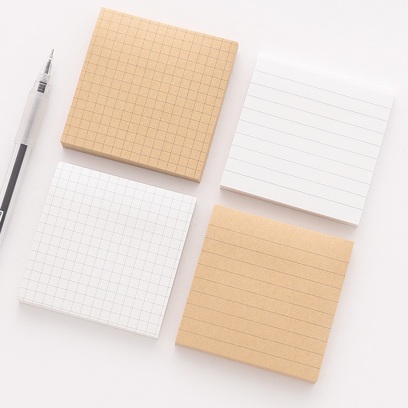 Tập 80 giấy note giấy nhớ basic KRAFT DecorMe