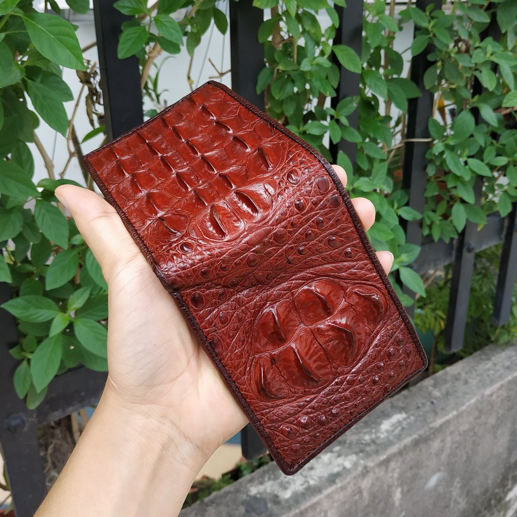 [FREE SHIP] Ví Da Cá Sấu 2 Mặt [GÙ NGUYÊN CON RẤT ĐẸP] V22