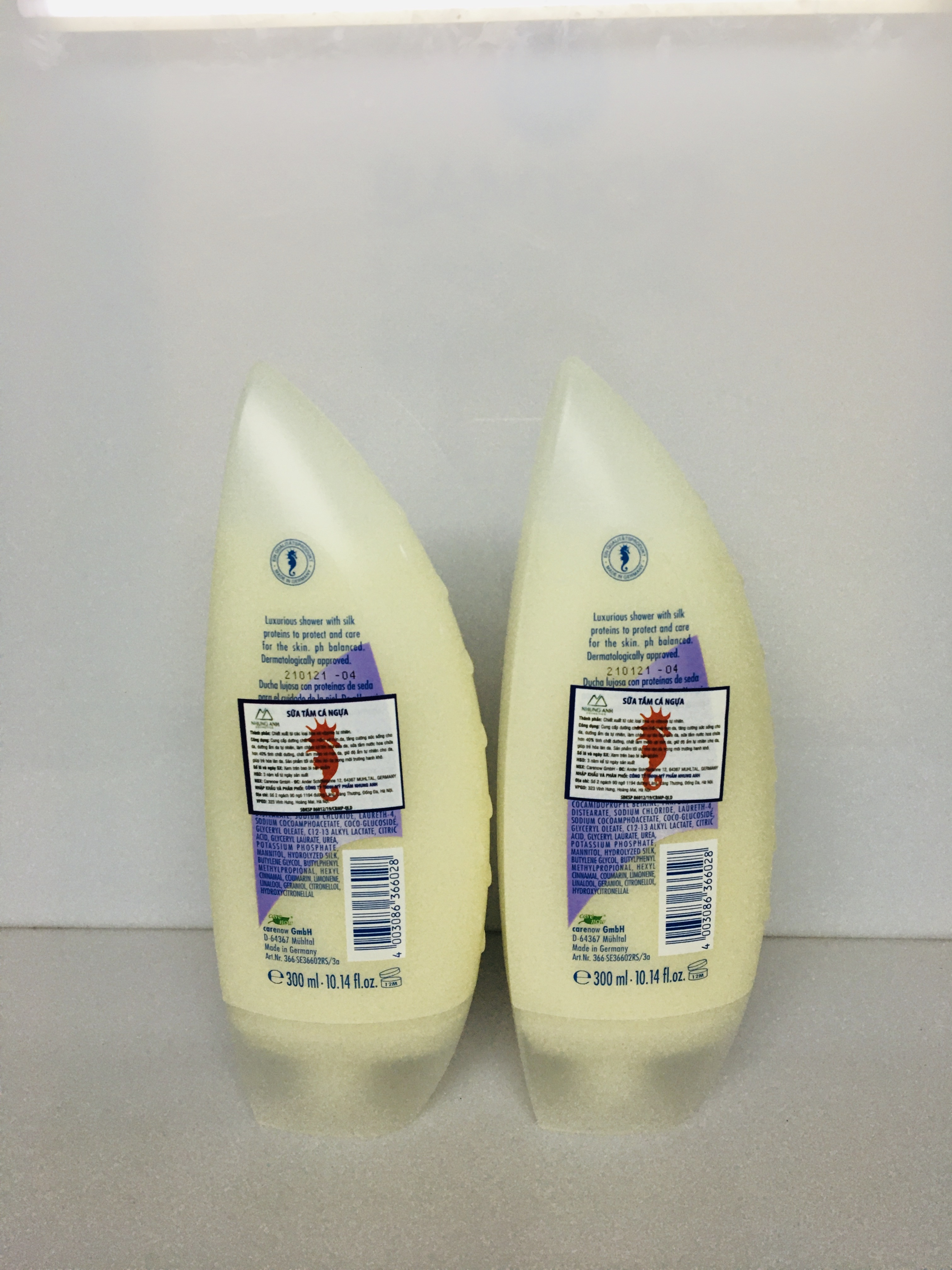 Combo 2 Chai Sữa Tắm Cá Ngựa Algemarin Đức 300ml