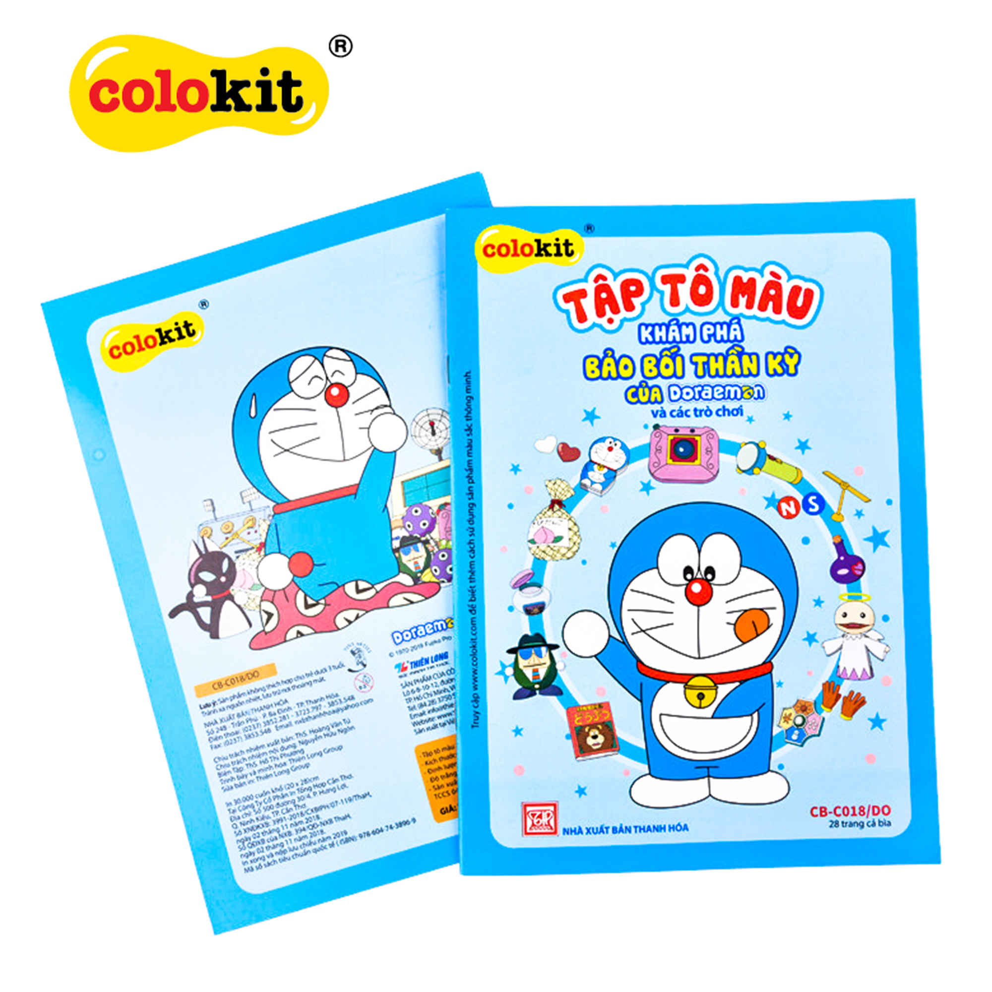 Tập tô màu Colokit CB-C018/DO