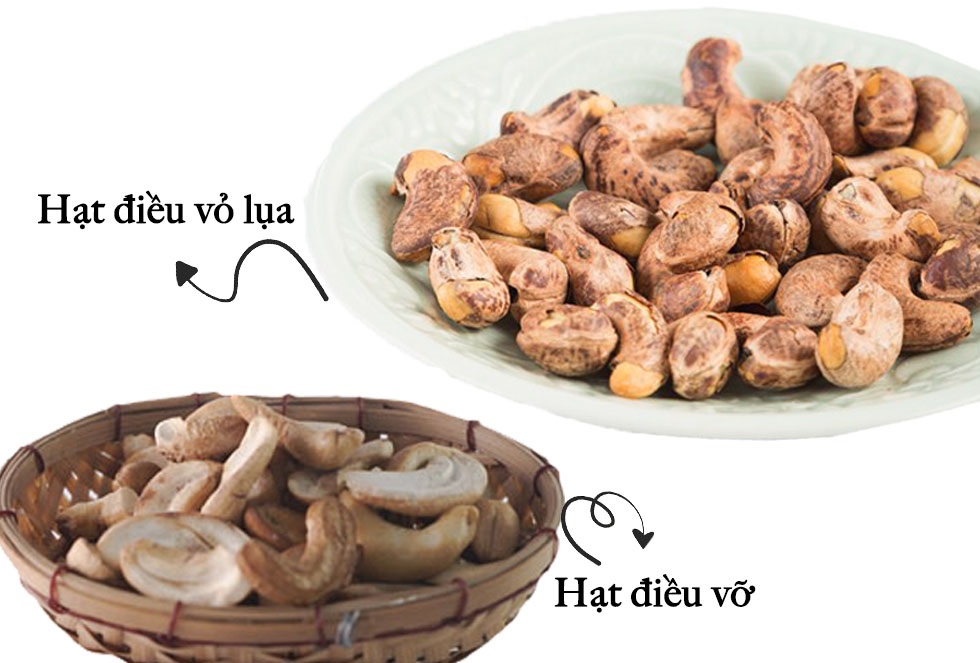 Hạt Điều Rang Muối Nguyên Vỏ Lụa