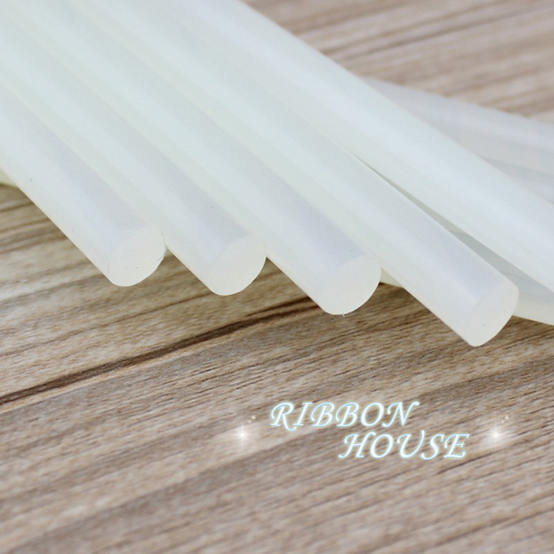 10pcs/lot (7mm x200mm )/(11mmX200mm) Hot Melt Adhesive Glue Sticks Clear White