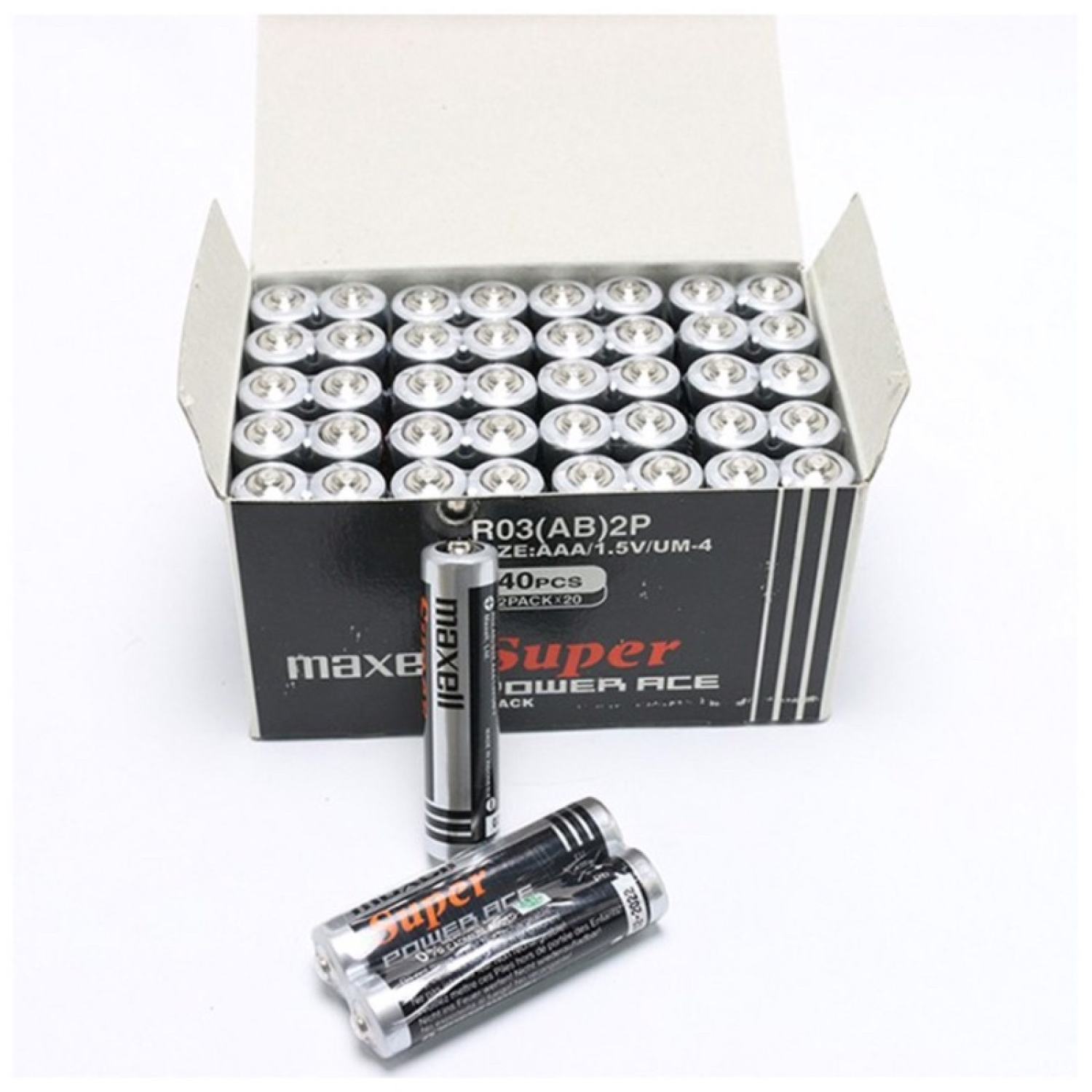 pin tiểu nhỏ Maxell AAA( 3A) Hộp 40 viên