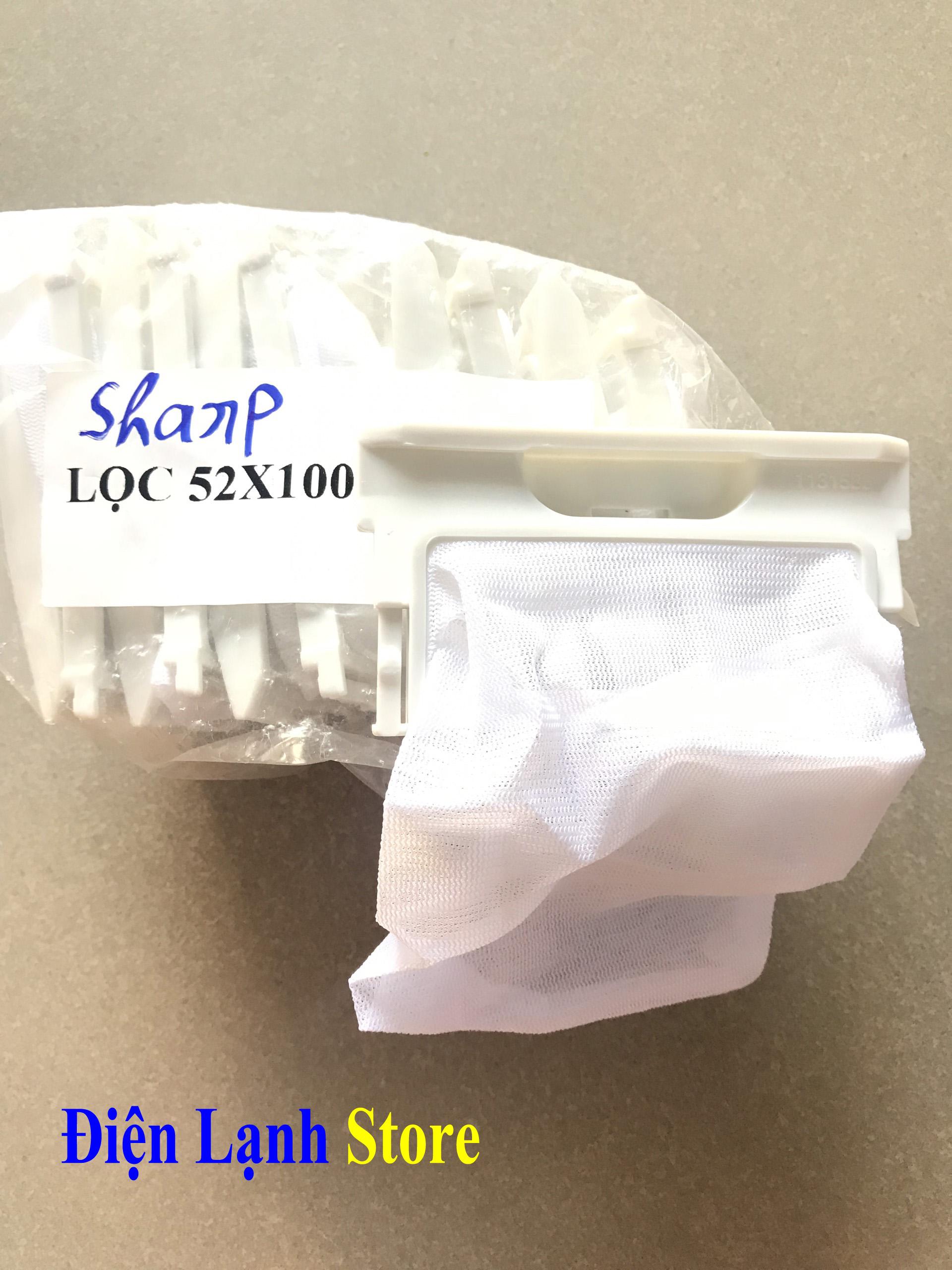Combo 2 lưới lọc máy giặt SHARP kích thước 100mm x 52mm