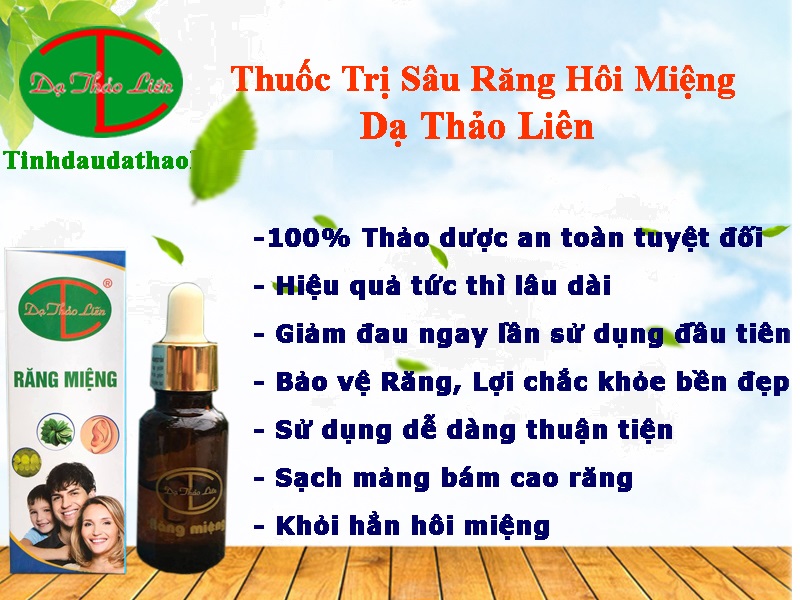 [Hoàn tiền 20%] Tinh dầu răng miệng Dạ Thảo Liên 20ml